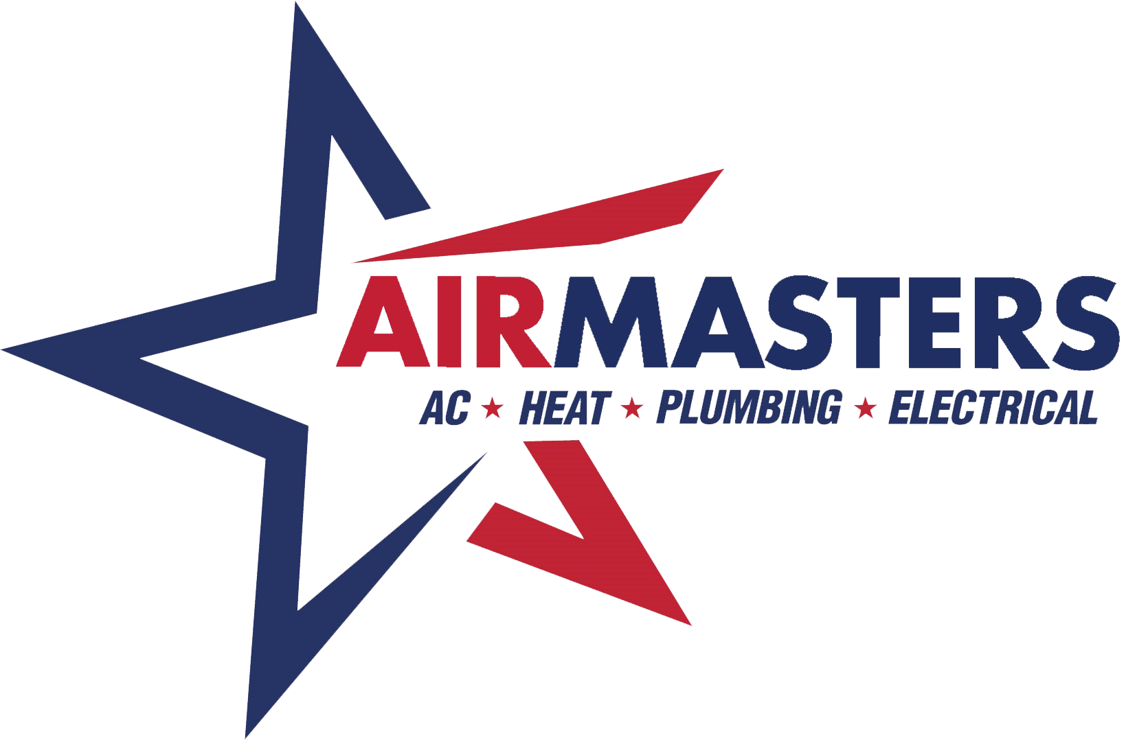 Airmasters AC, Heat, Plumbing & Electrical Logo